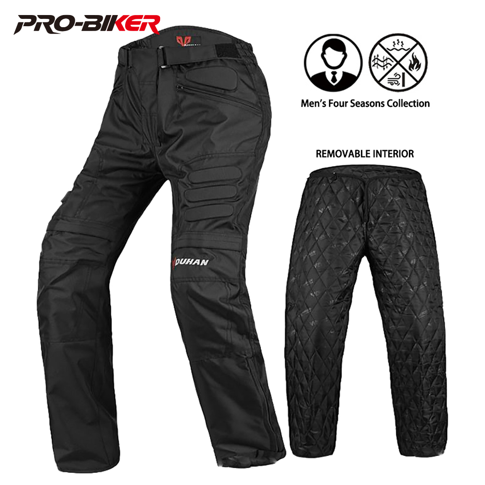 Motorcycle Wearing Gear - Motorcycle Pants Windproof Wear-resistant With Protective