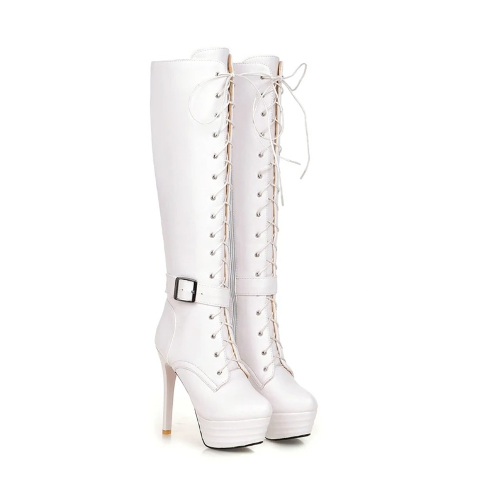 Riding Boot Short - Knee High Boots Womens Botas Mujer