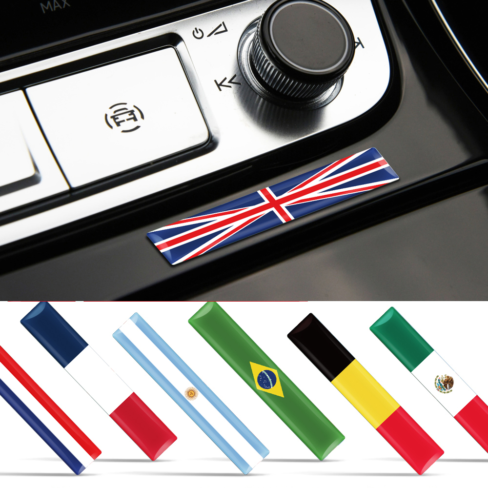 4pcs 3D Epoxy Flag Badge Auto  - Motorcycle Gear Outlet avaliação e preço