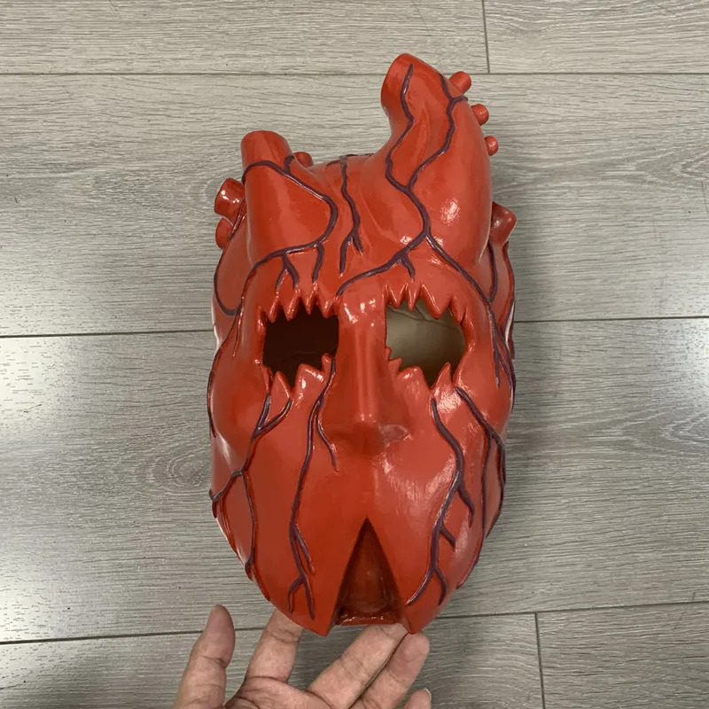 CyHorror Heart Mask Cosplay Sc - Helmet Full Face avaliação e preço