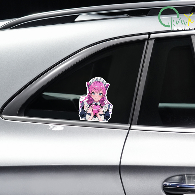 JDM Cute Girl Anime Car Sticke - Motorcycle Gear Outlet avaliação e preço
