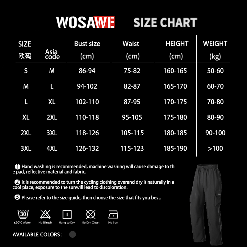 WOSAWE Motorcycle Rain Pants R - Motorcycle Wearing Gear avaliação e preço