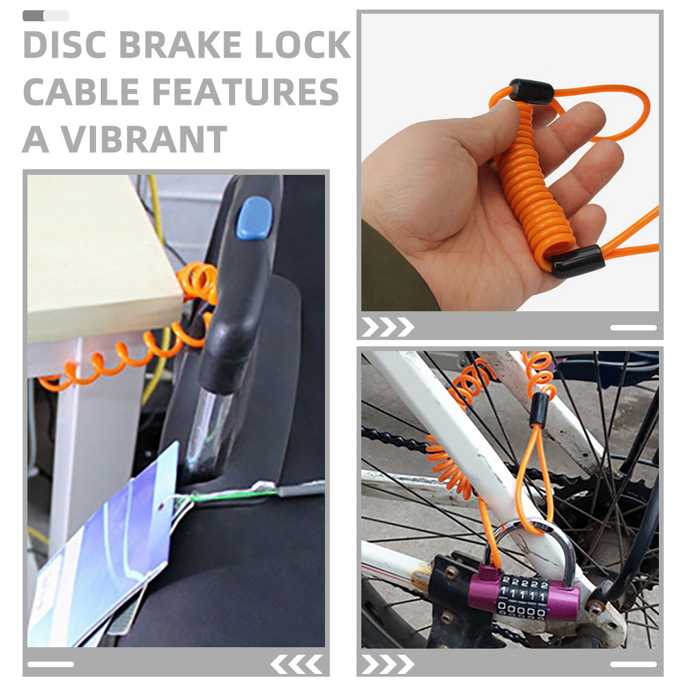 2Pcs Disc Brake Lock Cable Lon - Disc Lock Brake avaliação e preço
