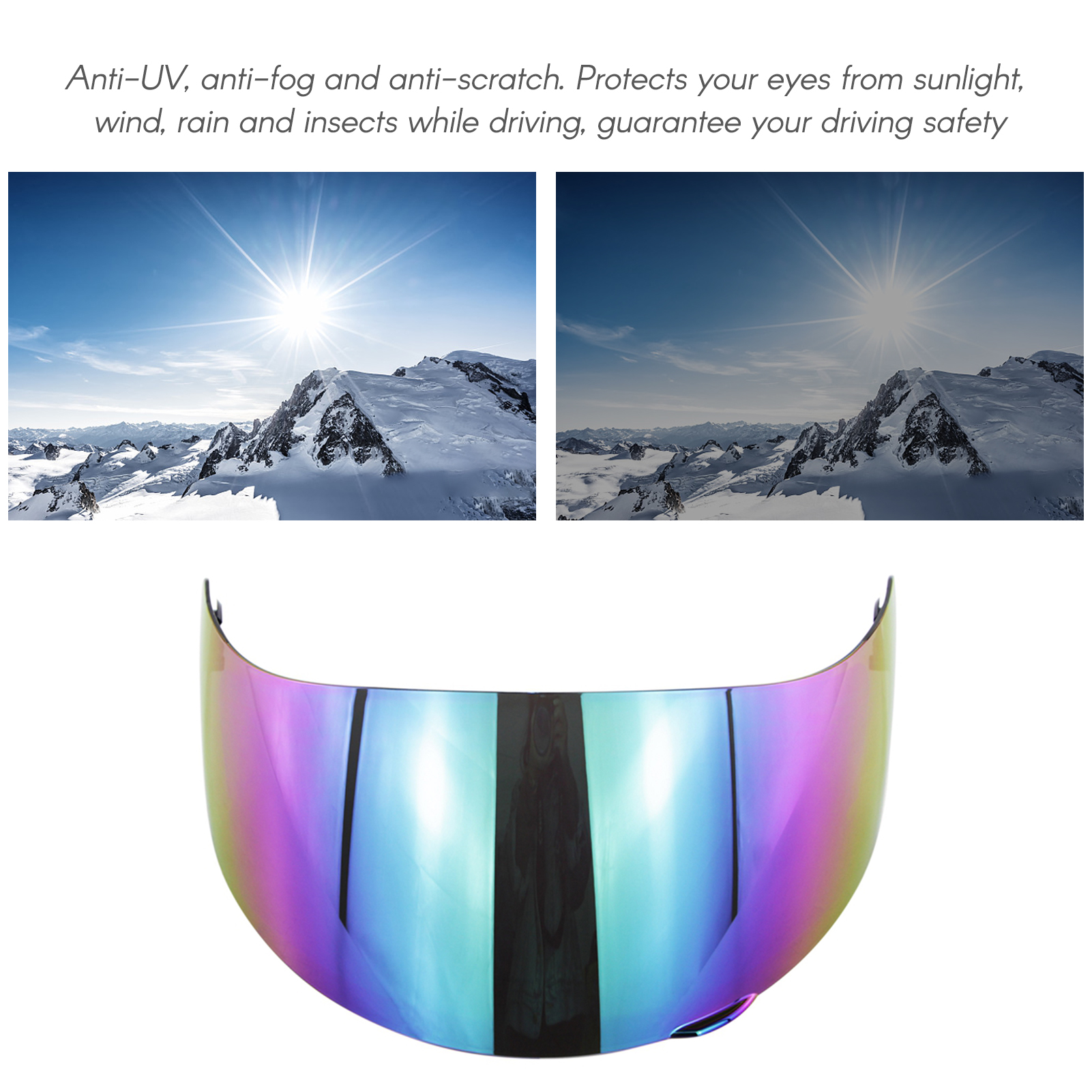 Motorcycle Wind Shield Helmet  - Helmet Full Face avaliação e preço