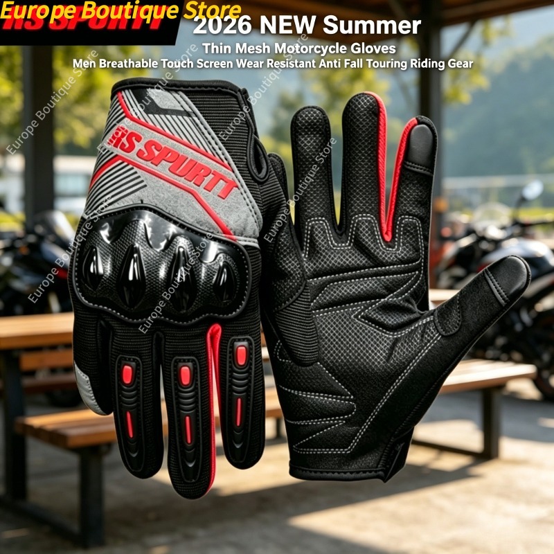 Summer Thin Mesh Motorcycle Gl - Motorcycle Wearing Gear avaliação e preço