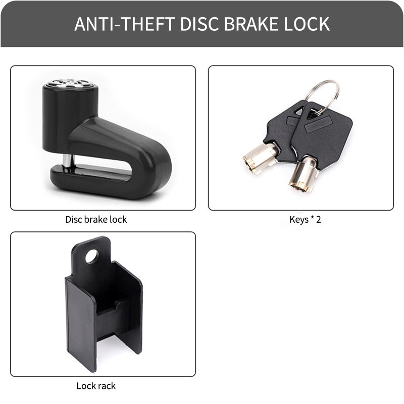 Anti-theft Steel Motorcycle Di - Disc Lock Brake avaliação e preço