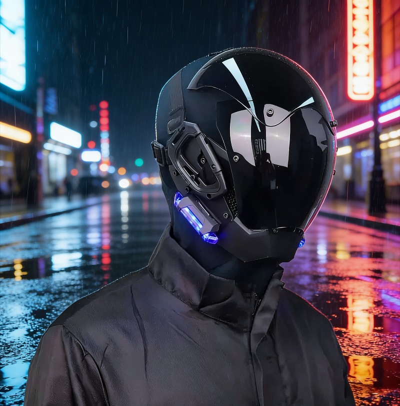 Tech Mecha Helmet Cyberpunk Ma - Helmet Full Face avaliação e preço
