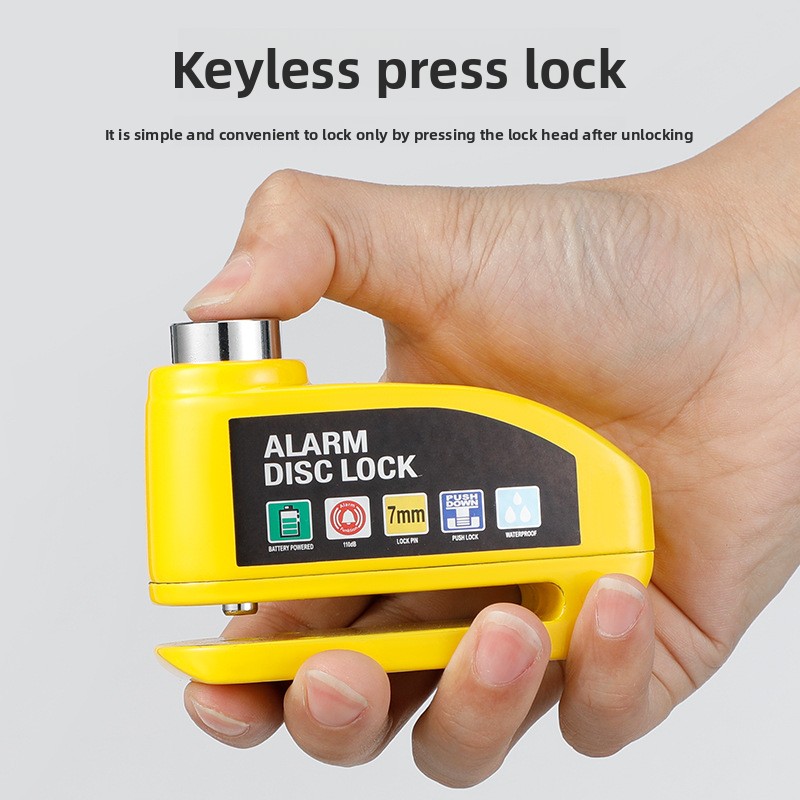 Bicycle Disc Brake Lock Alarm, - Disc Lock Brake avaliação e preço
