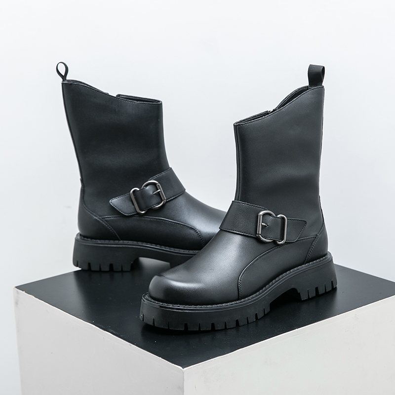 Autumn and Winter Retro Mailla - Riding Boot Short avaliação e preço