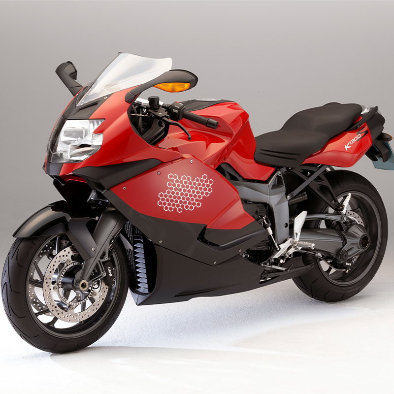 Motorcycle Sticker Honeycomb H - Motorcycle Gear Outlet avaliação e preço