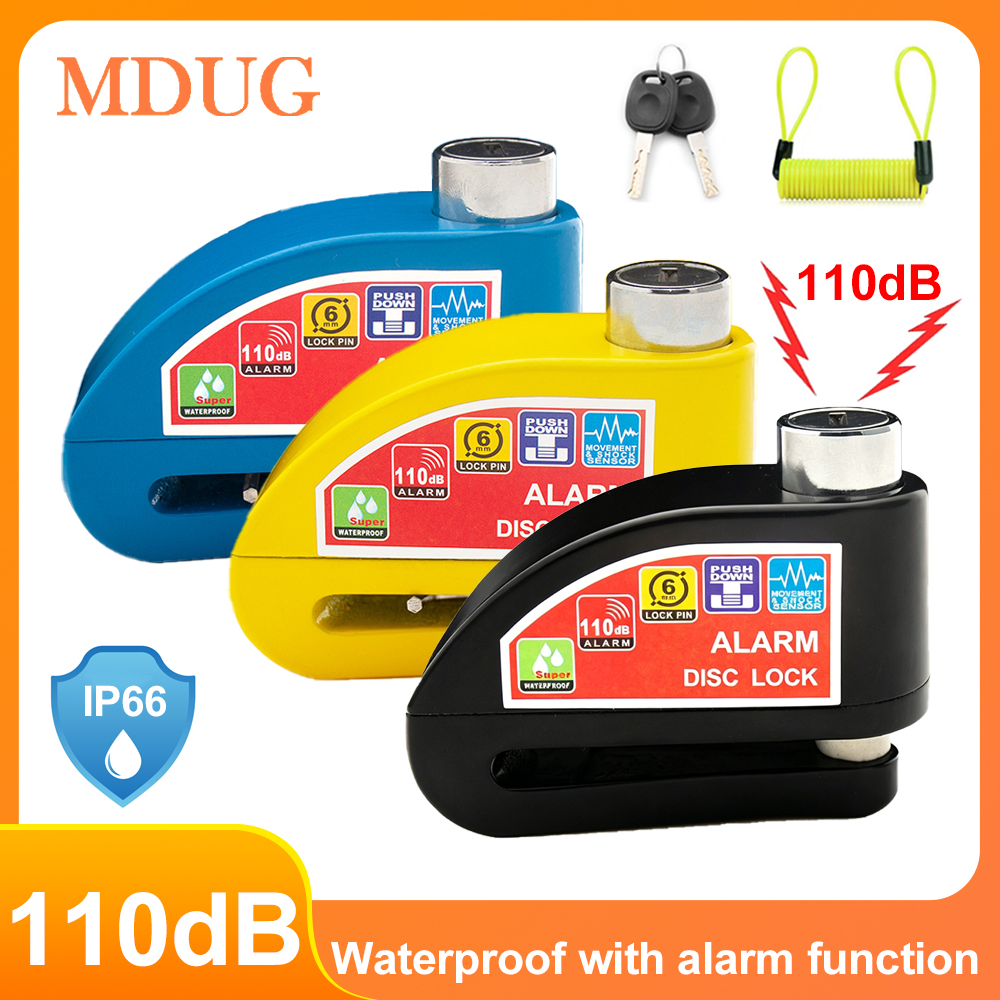 Motorcycle Bicycle Alarm Lock  - Disc Lock Brake avaliação e preço