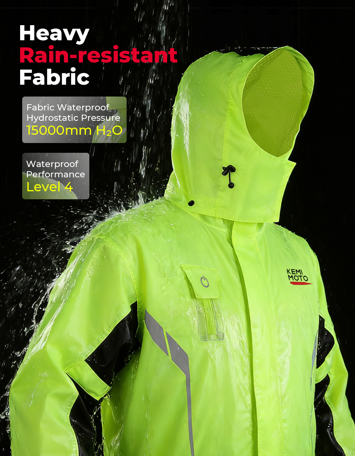 KEMIMOTO Unisex Waterproof Rai - Motorcycle Wearing Gear avaliação e preço