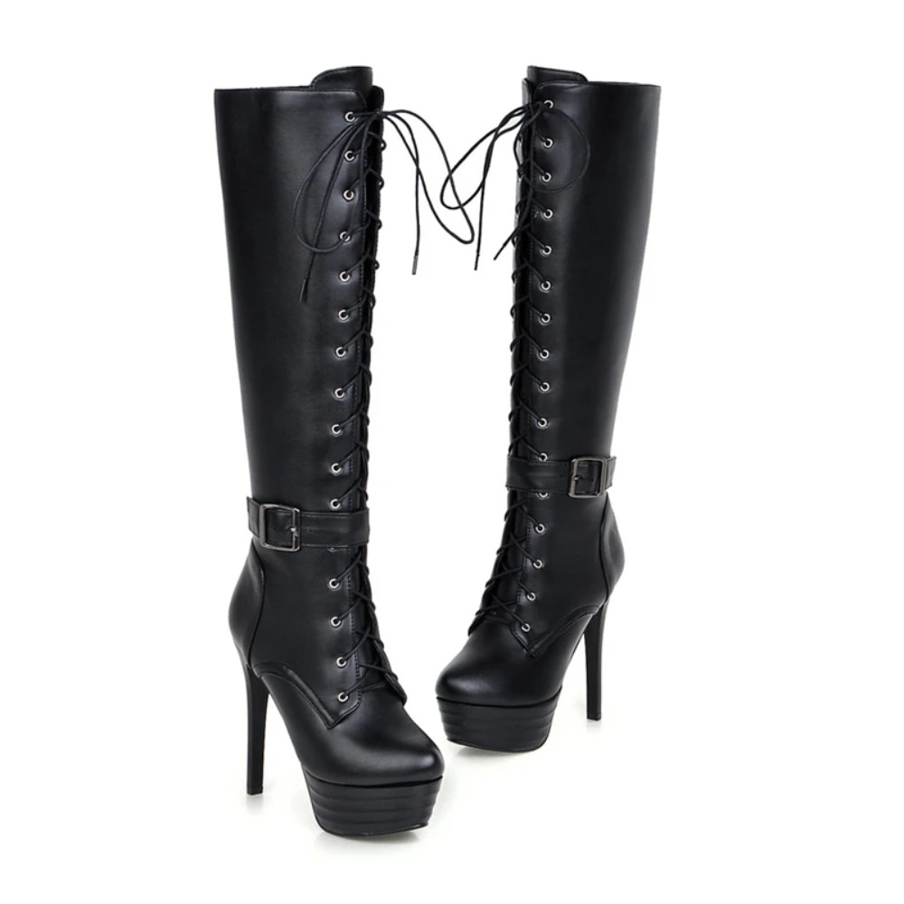 Knee High Boots Womens Botas M - Riding Boot Short avaliação e preço