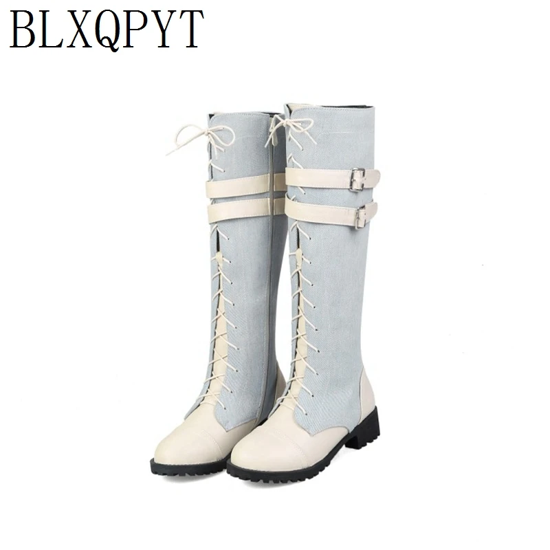BLXQPYT Winter Autumn Knee Hig - Riding Boot Short avaliação e preço