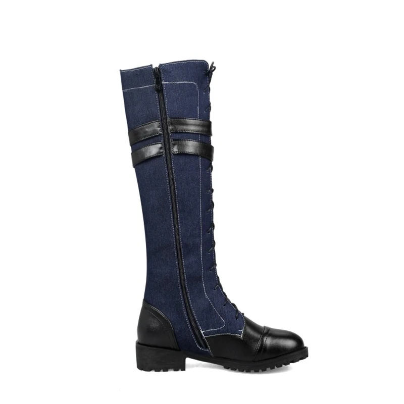 BLXQPYT Winter Autumn Knee Hig - Riding Boot Short avaliação e preço