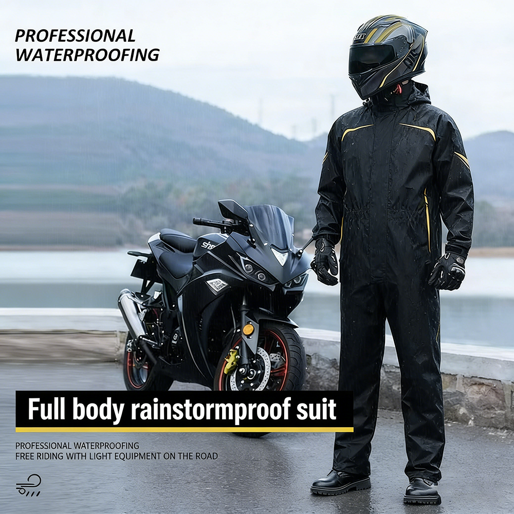 Motorcycle Rain Suit Men Women - Motorcycle Wearing Gear avaliação e preço