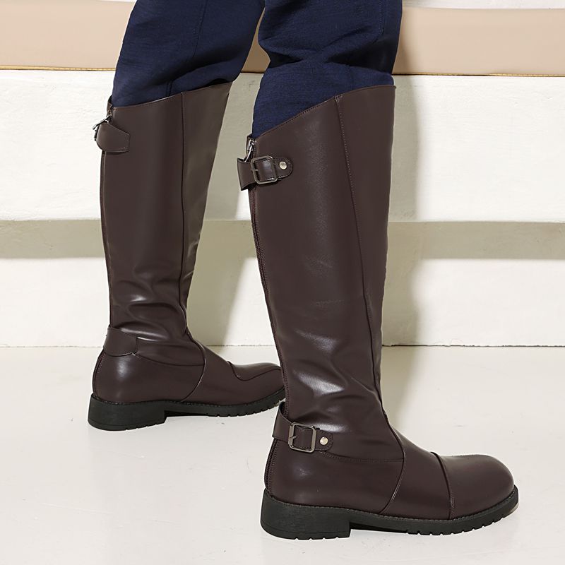 SIMLOVEYO 2025 Casual Men's Kn - Riding Boot Short avaliação e preço