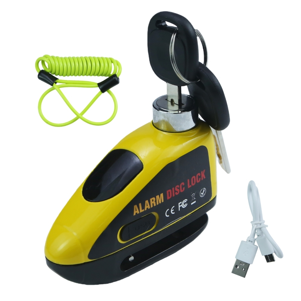 Rechargeable 140dB Motorcycle  - Disc Lock Brake avaliação e preço