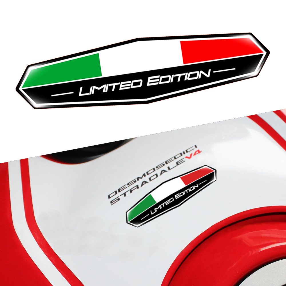 Italy Flag 3D Epoxy Sticker Mo - Motorcycle Gear Outlet avaliação e preço