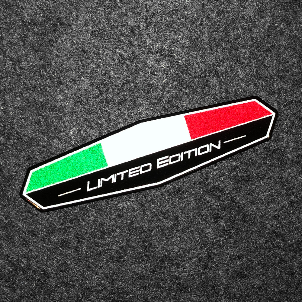 Italy Flag 3D Epoxy Sticker Mo - Motorcycle Gear Outlet avaliação e preço