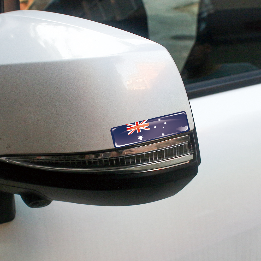 Australia Flag 3D Epoxy Resin  - Motorcycle Gear Australia avaliação e preço