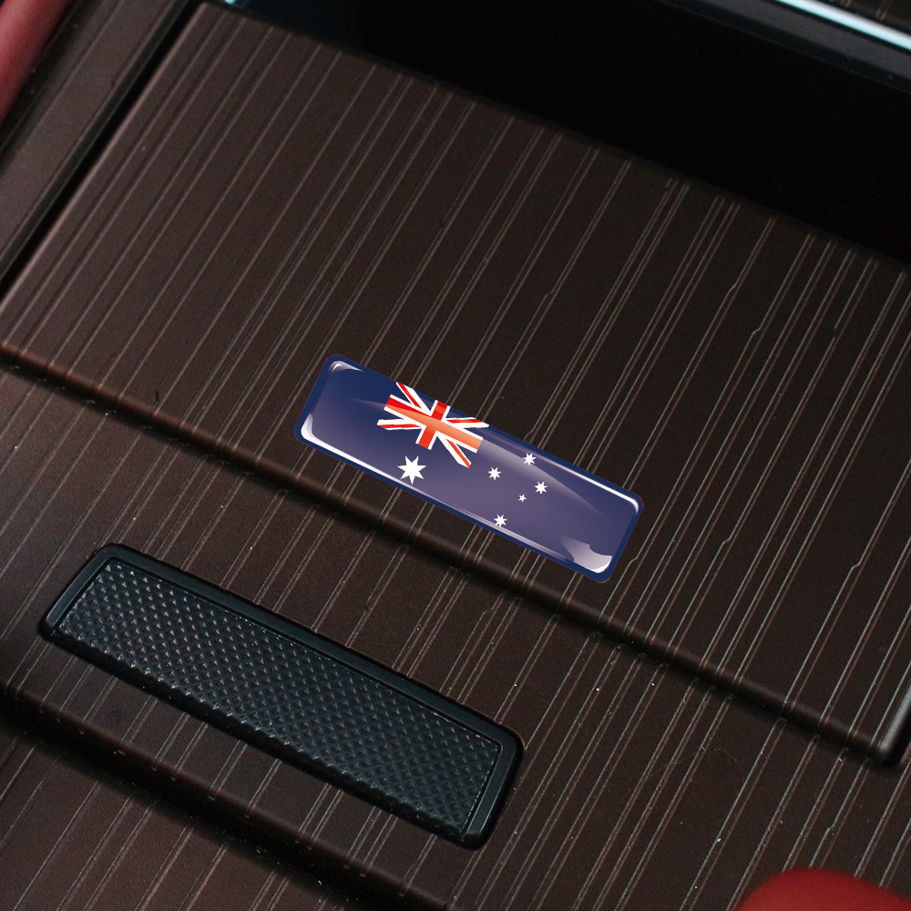 Australia Flag 3D Epoxy Resin  - Motorcycle Gear Australia avaliação e preço